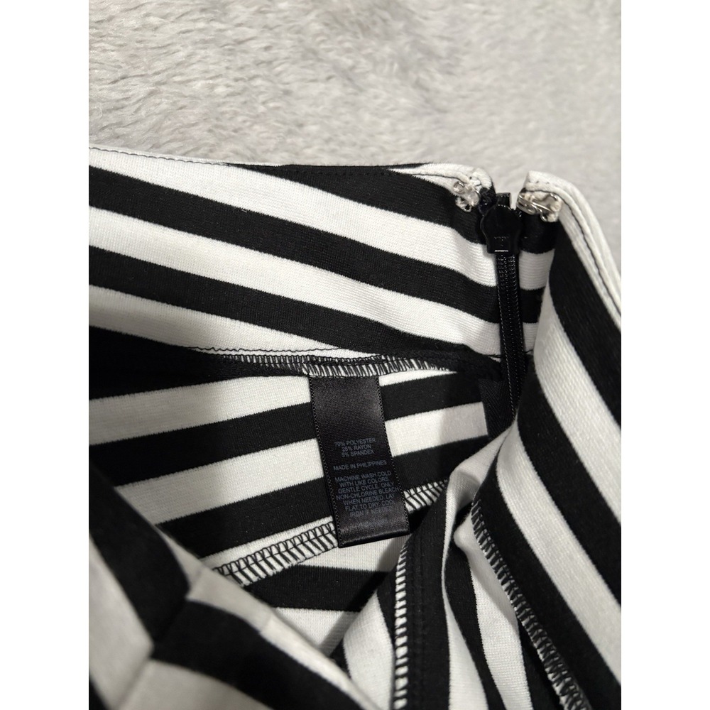 New‎ Express High Waist Black White Stripe Pencil Skirt Casual Business Size 00 - Picture 8 of 8